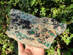 Natural Large Drusy Coated Chrysocolla Specimen with Ball Malachite and Heterogenite on Dolomite Matrix x 1 From Lupoto Mine, Congo - Toprock Gemstones and Minerals 