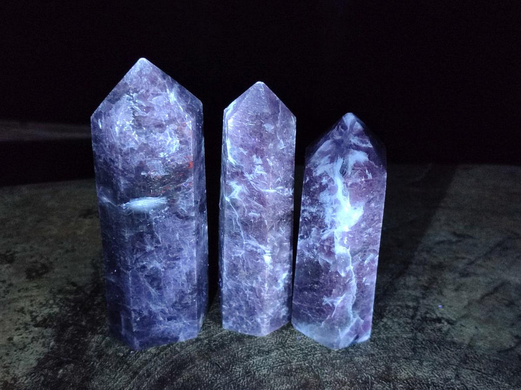 Polished Lepidolite Display Crystals x 12 From Ambatondrazaka, Madagascar - Toprock Gemstones and Minerals 
