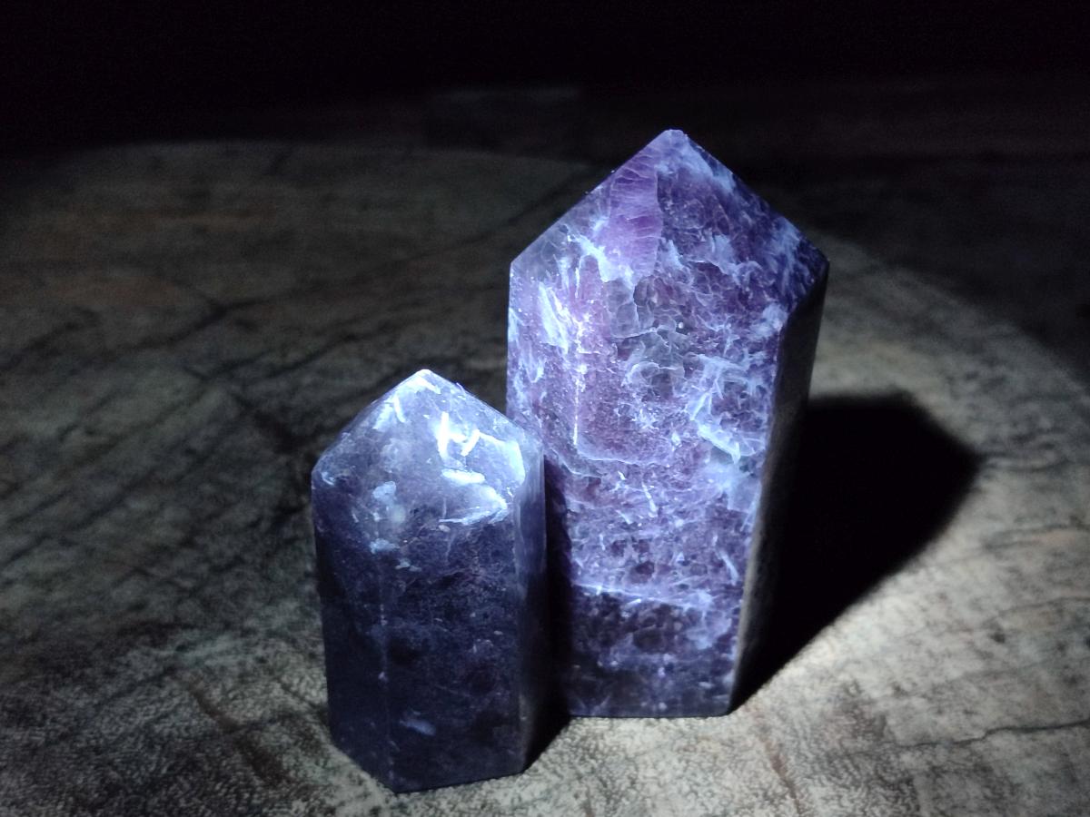 Polished Lepidolite Display Crystals x 12 From Ambatondrazaka, Madagascar - Toprock Gemstones and Minerals 