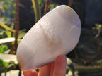 Polished Blue Lace Agate Standing Display Pieces x 3 From Nsanje, Malawi - Toprock Gemstones and Minerals 