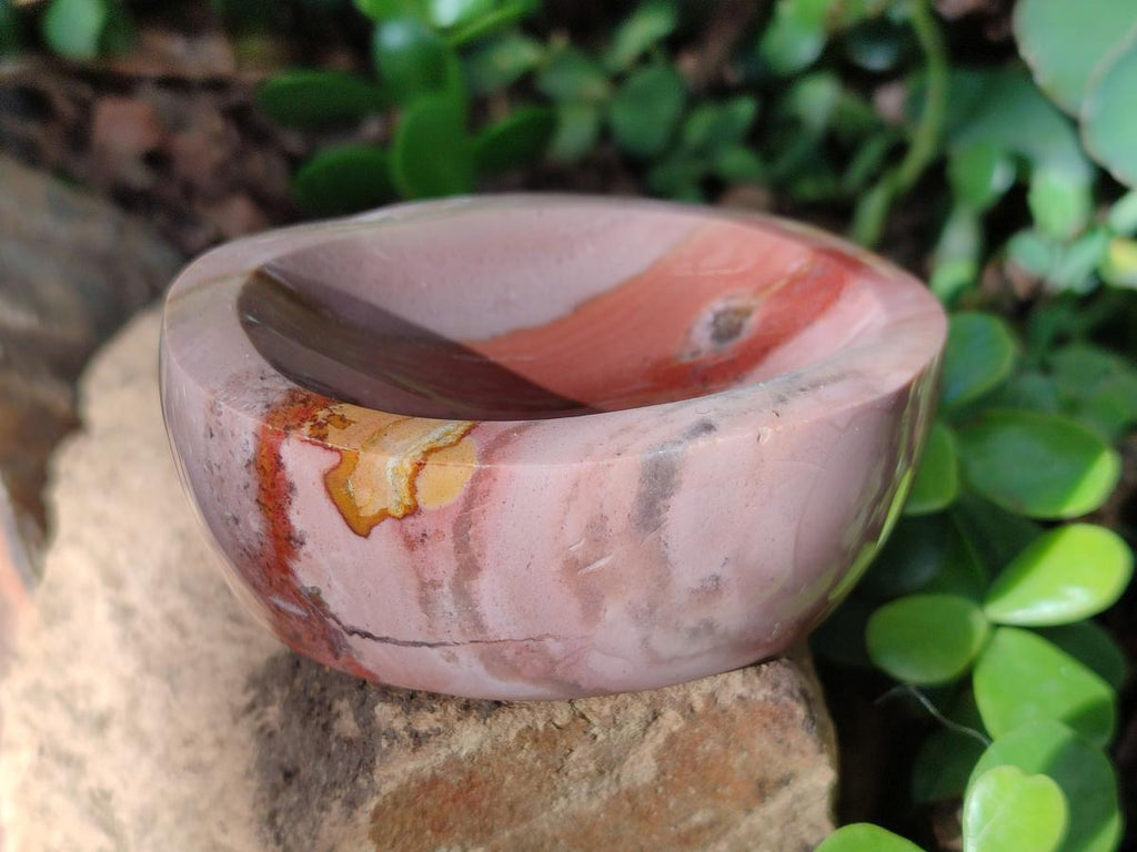 Polished Polychrome Jasper Bowls x 6 From NW Coast, Madagascar - Toprock Gemstones and Minerals 