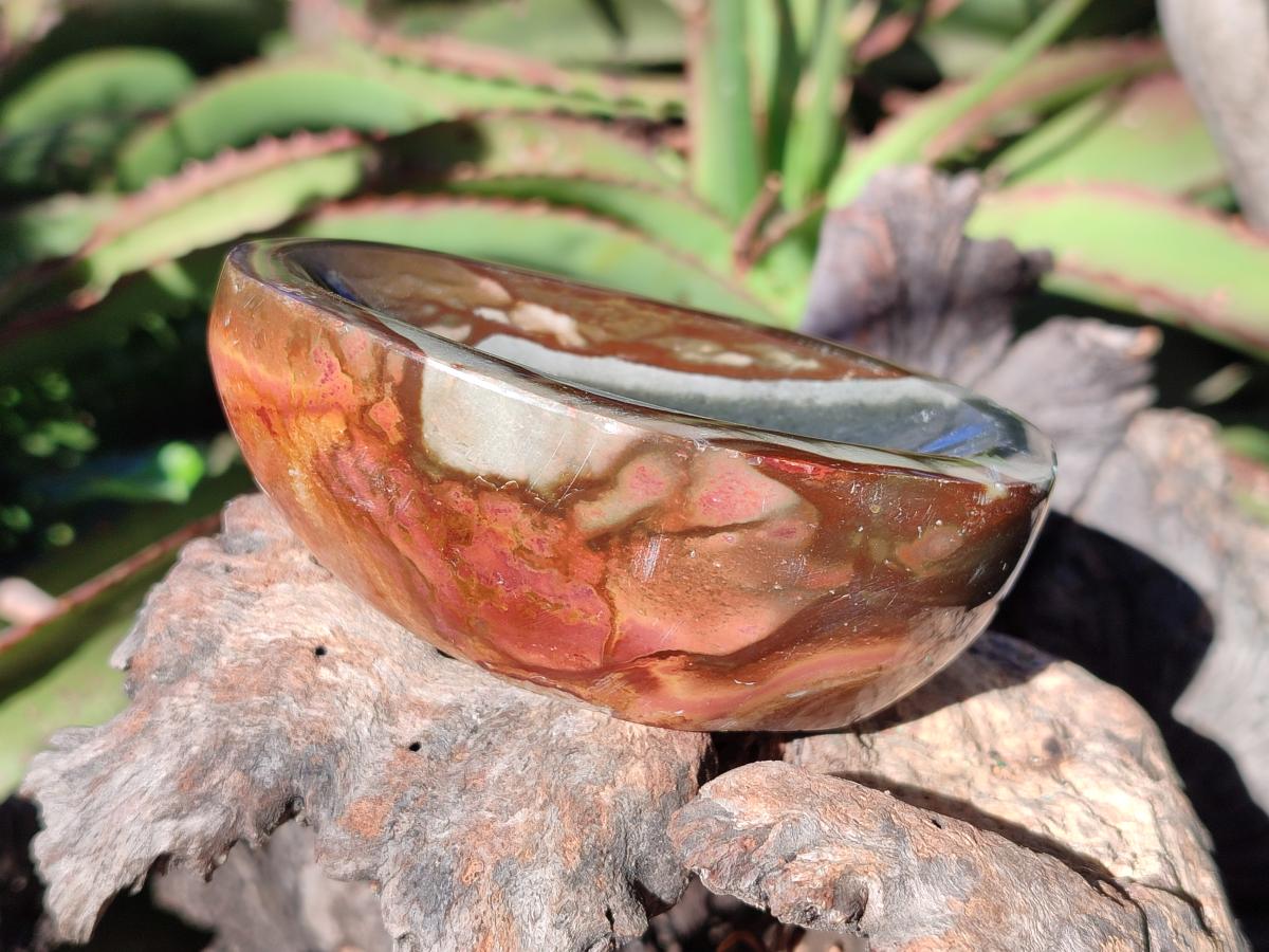 Polished Polychrome Jasper Bowls x 6 From NW Coast, Madagascar - Toprock Gemstones and Minerals 