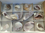 Polished Agate Amethyst Geodes x 12 From Maintirano, Madagascar - Toprock Gemstones and Minerals 