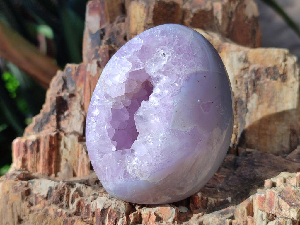 Polished Agate Amethyst Geodes x 12 From Maintirano, Madagascar - Toprock Gemstones and Minerals 
