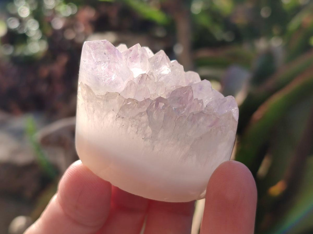 Polished Agate Amethyst Geodes x 12 From Maintirano, Madagascar - Toprock Gemstones and Minerals 