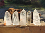 Polished Clear Quartz Crystals x 35 From Madagascar - Toprock Gemstones and Minerals 