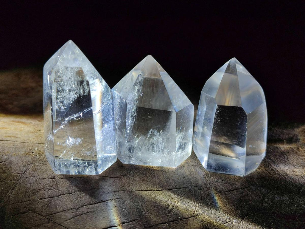 Polished Clear Quartz Crystals x 35 From Madagascar - Toprock Gemstones and Minerals 