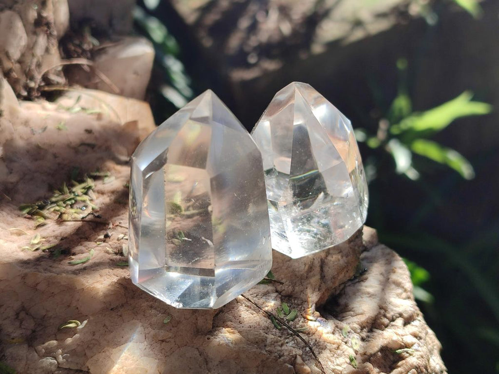 Polished Clear Quartz Crystals x 35 From Madagascar - Toprock Gemstones and Minerals 