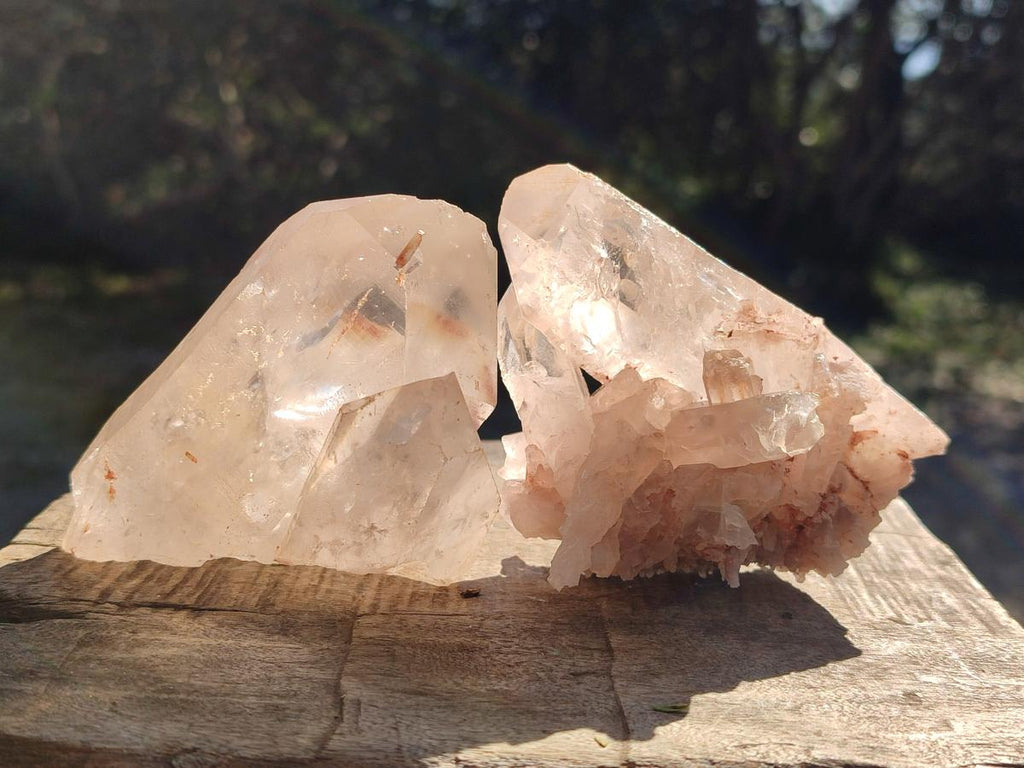 Natural Mpika Quartz Clusters x 6 From Mpika, Zambia - Toprock Gemstones and Minerals 