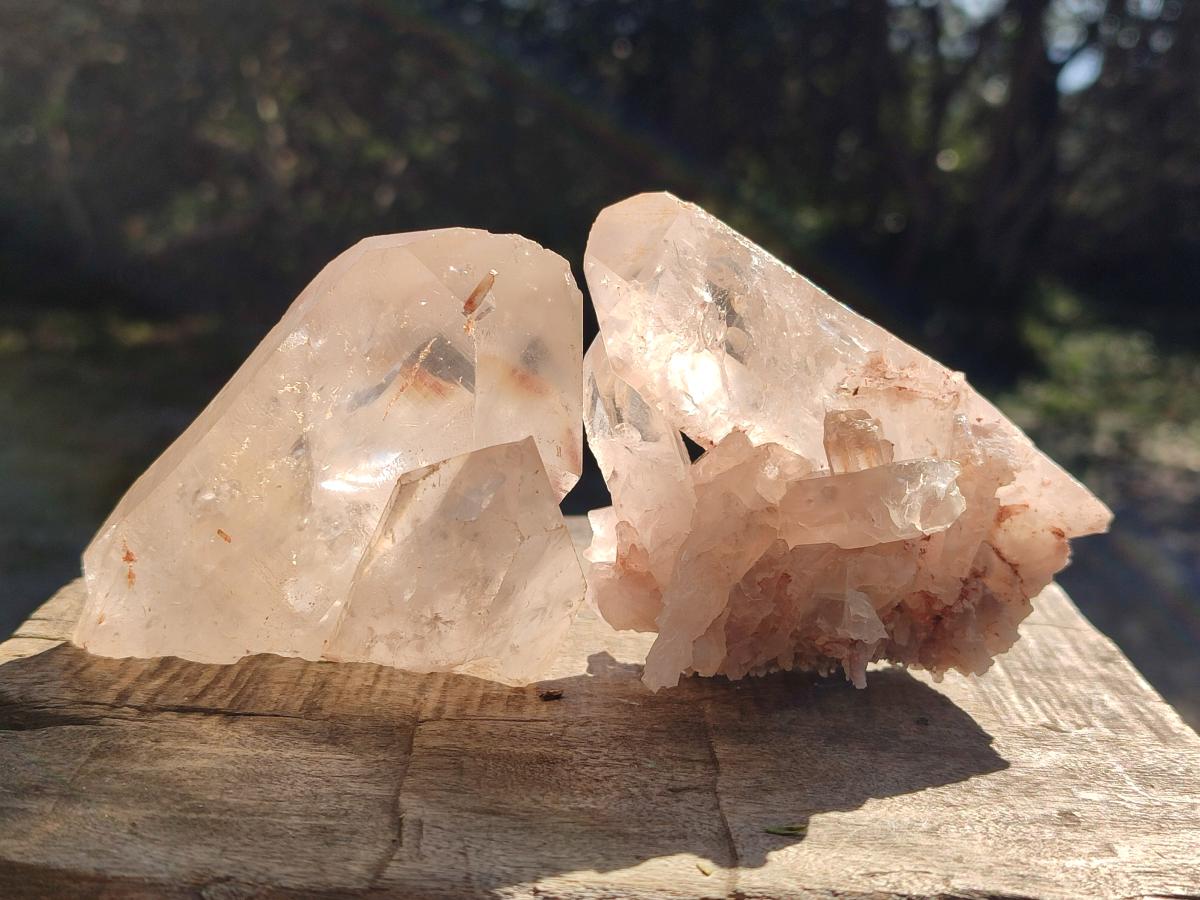 Natural Mpika Quartz Clusters x 6 From Mpika, Zambia - Toprock Gemstones and Minerals 