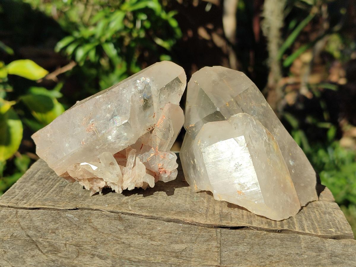 Natural Mpika Quartz Clusters x 6 From Mpika, Zambia - Toprock Gemstones and Minerals 