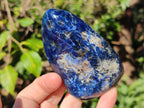 Polished Dumortierite Standing Display Pieces x 6 From Madagascar - Toprock Gemstones and Minerals 