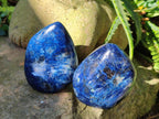 Polished Dumortierite Standing Display Pieces x 6 From Madagascar - Toprock Gemstones and Minerals 