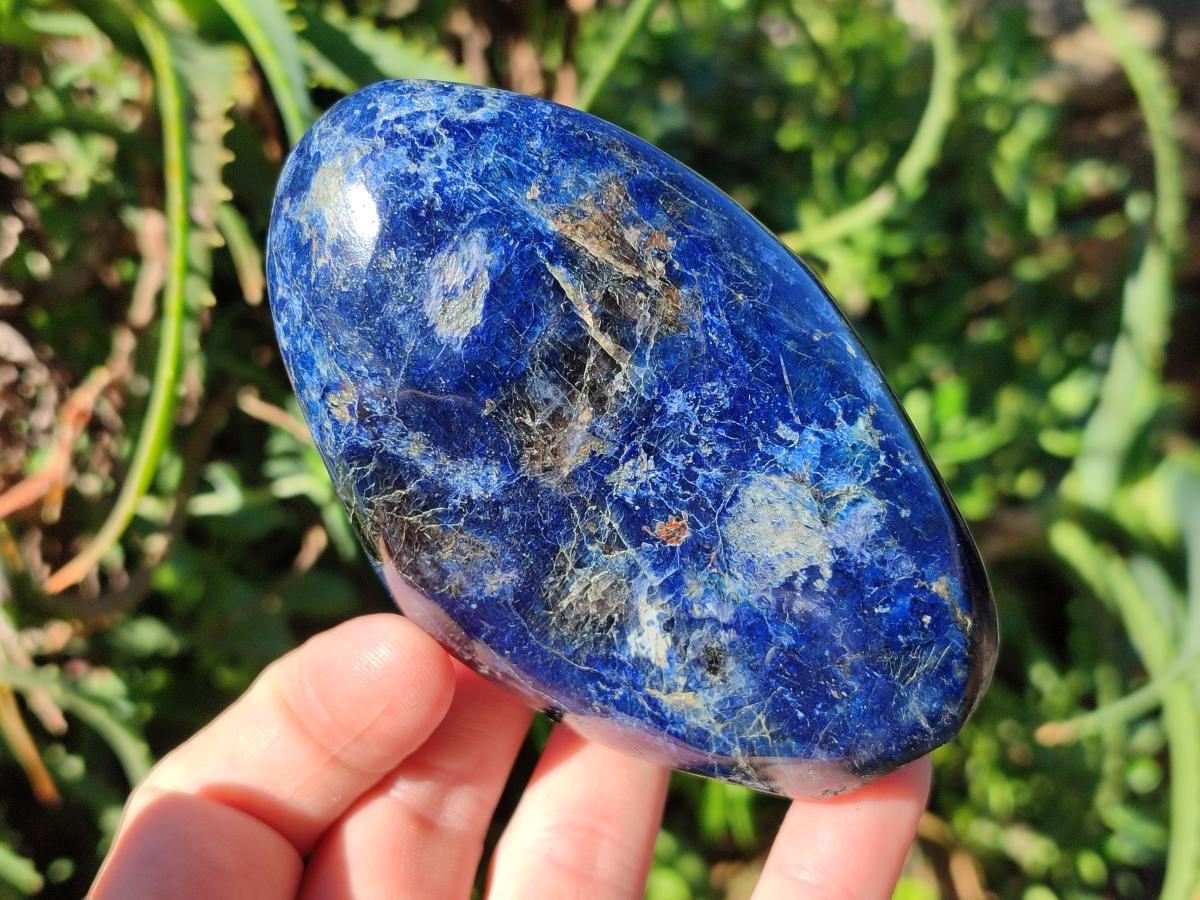 Polished Dumortierite Standing Display Pieces x 6 From Madagascar - Toprock Gemstones and Minerals 