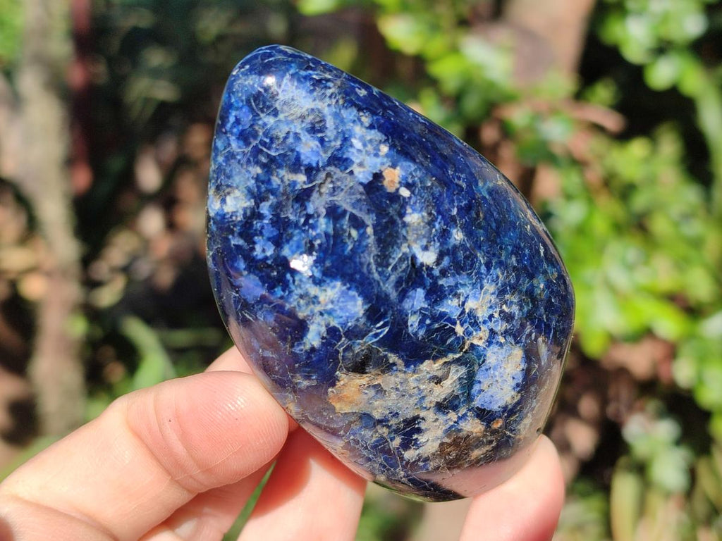Polished Dumortierite Standing Display Pieces x 6 From Madagascar - Toprock Gemstones and Minerals 