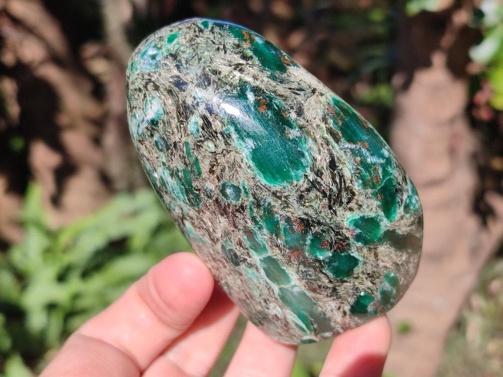 Polished Emerald Mica 'Mutokolite' Standing Display Pieces x 3 From Mutoko, Zimbabwe - Toprock Gemstones and Minerals 