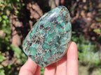 Polished Emerald Mica 'Mutokolite' Standing Display Pieces x 3 From Mutoko, Zimbabwe - Toprock Gemstones and Minerals 
