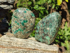 Polished Emerald Mica 'Mutokolite' Standing Display Pieces x 3 From Mutoko, Zimbabwe - Toprock Gemstones and Minerals 