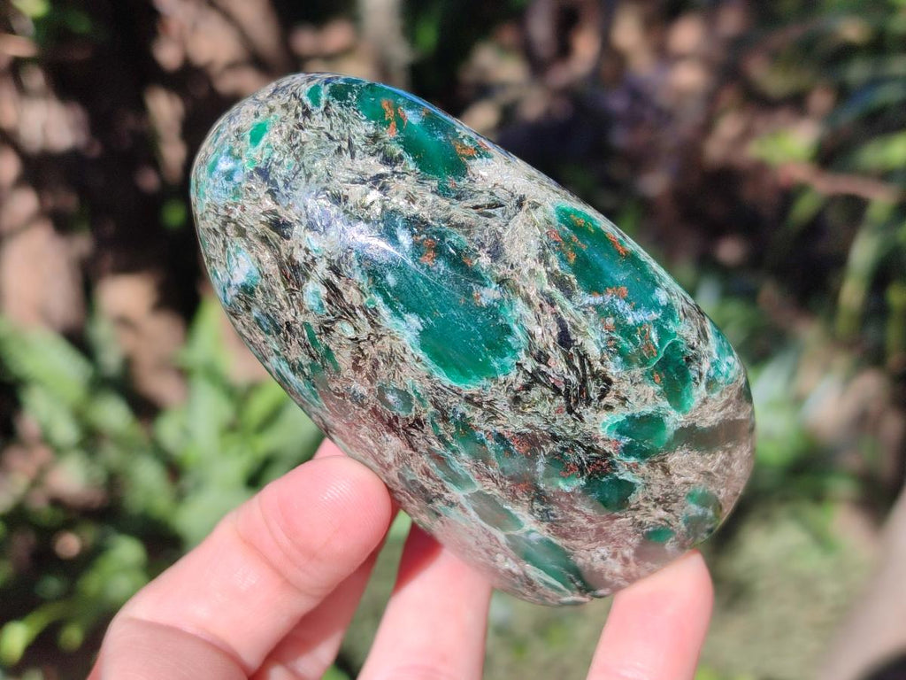 Polished Emerald Mica 'Mutokolite' Standing Display Pieces x 3 From Mutoko, Zimbabwe - Toprock Gemstones and Minerals 
