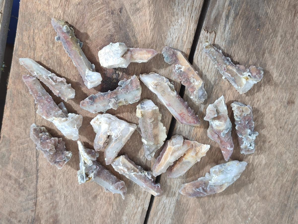 Natural Fairy Spirit Quartz Single Crystals x 70 From Boekenhouthoek, South Africa - Toprock Gemstones and Minerals 