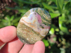 Polished Rare Ocean Jasper Galets x 24 From Northwest Coast, Madagascar - Toprock Gemstones and Minerals 