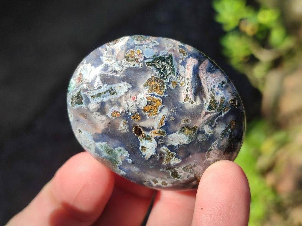 Polished Rare Ocean Jasper Galets x 24 From Northwest Coast, Madagascar - Toprock Gemstones and Minerals 