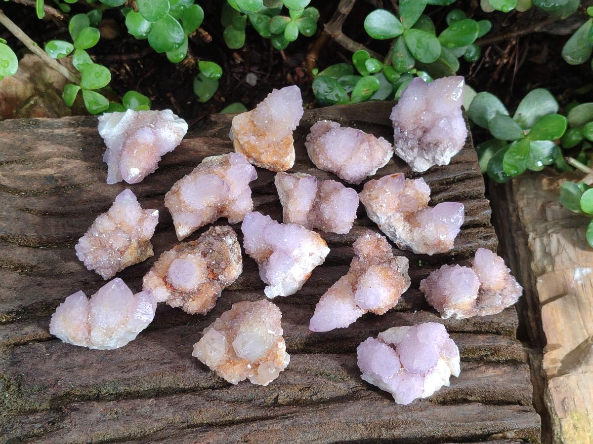 Natural Spirit Amethyst and Spirit Ametrine Clusters x 20 From Boekenhouthoek, South Africa - Toprock Gemstones and Minerals 