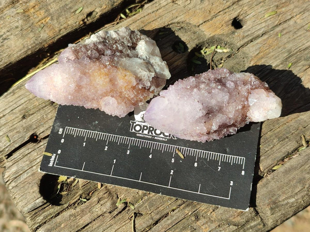 Natural Spirit Amethyst and Spirit Ametrine Clusters x 20 From Boekenhouthoek, South Africa - Toprock Gemstones and Minerals 