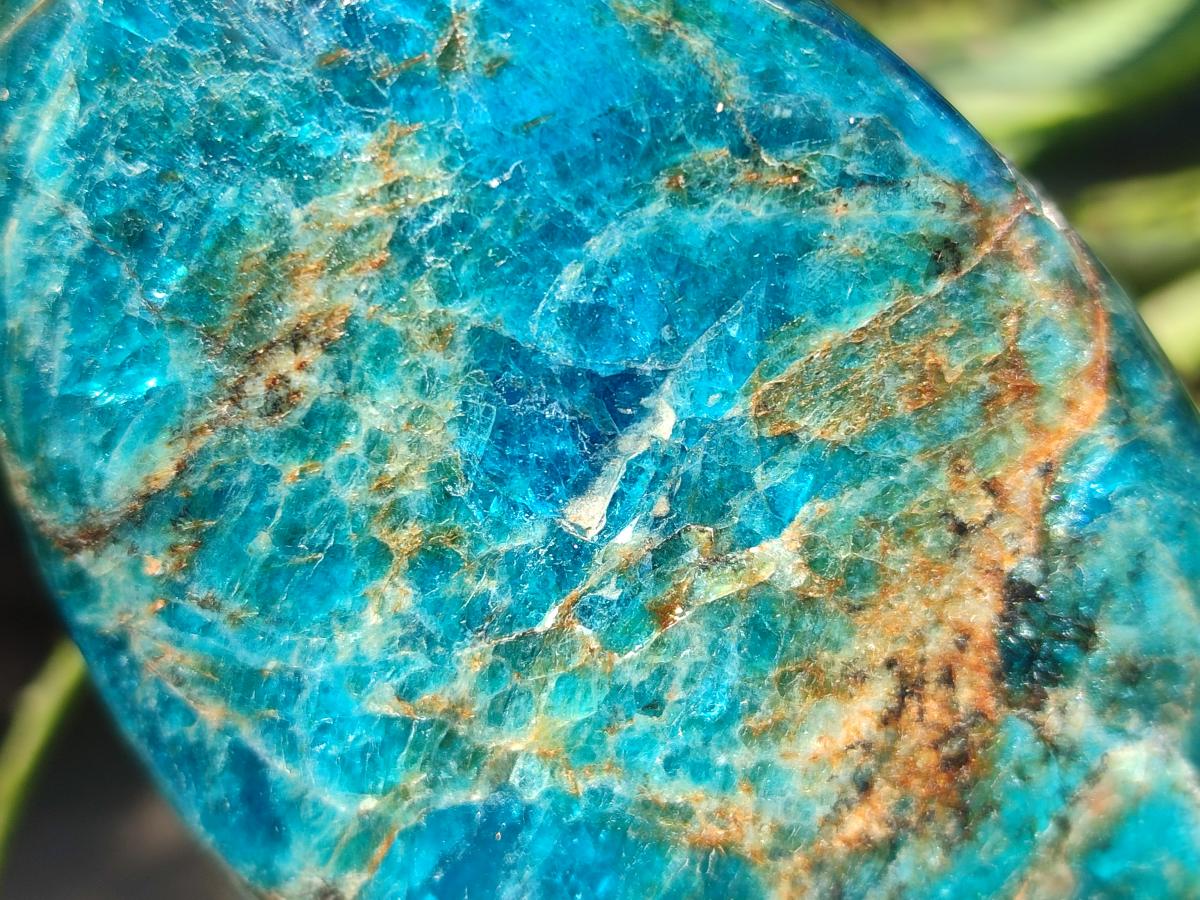 Polished Blue Apatite Standing Display Pieces x 4 From Betroka, Madagascar - Toprock Gemstones and Minerals 