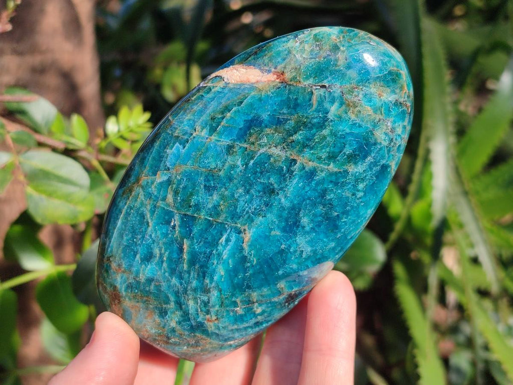 Polished Blue Apatite Standing Display Pieces x 4 From Betroka, Madagascar - Toprock Gemstones and Minerals 