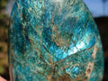 Polished Blue Apatite Standing Display Pieces x 4 From Betroka, Madagascar - Toprock Gemstones and Minerals 