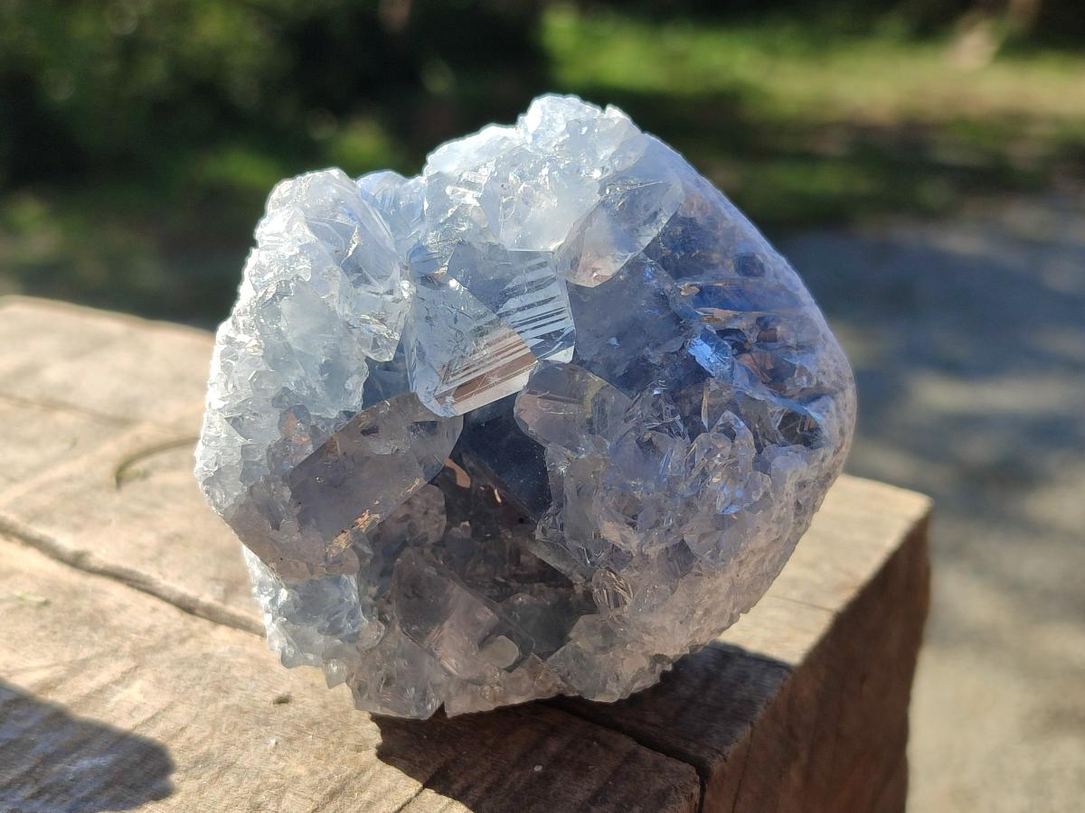 Natural Blue Celestite Specimens x 17 From Sakoany, Madagascar - Toprock Gemstones and Minerals 