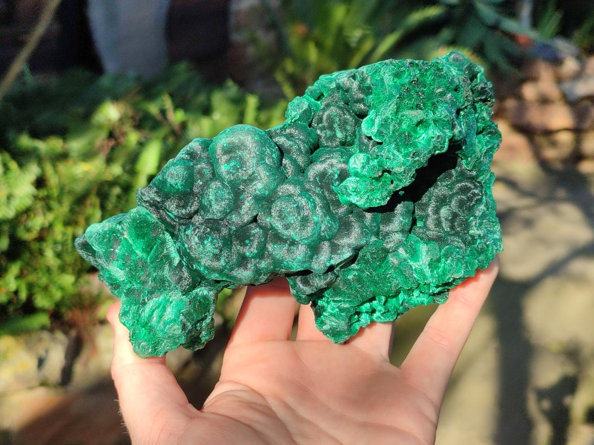 Natural Large Cabinet Silky Malachite Specimens x 2 From Kasompe, Congo - Toprock Gemstones and Minerals 