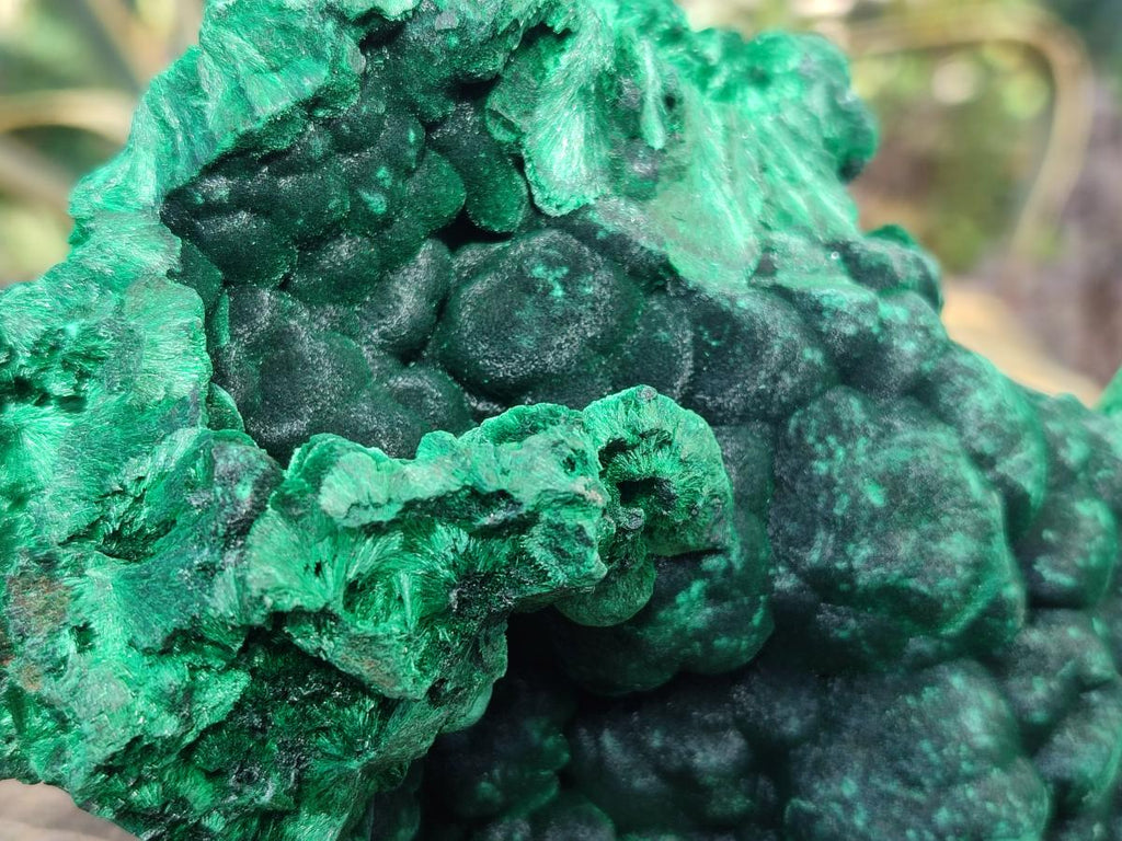 Natural Large Cabinet Silky Malachite Specimens x 2 From Kasompe, Congo - Toprock Gemstones and Minerals 