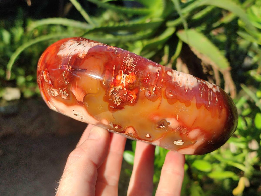 Polished Carnelian Agate Gemstone Bowls x 3 From Madagascar - Toprock Gemstones and Minerals 
