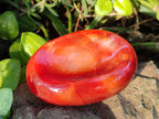 Polished Carnelian Agate Gemstone Bowls x 3 From Madagascar - Toprock Gemstones and Minerals 