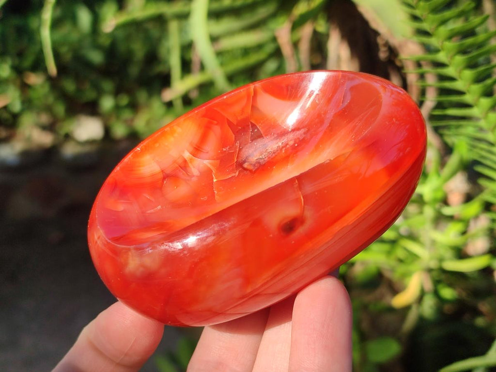 Polished Carnelian Agate Gemstone Bowls x 3 From Madagascar - Toprock Gemstones and Minerals 