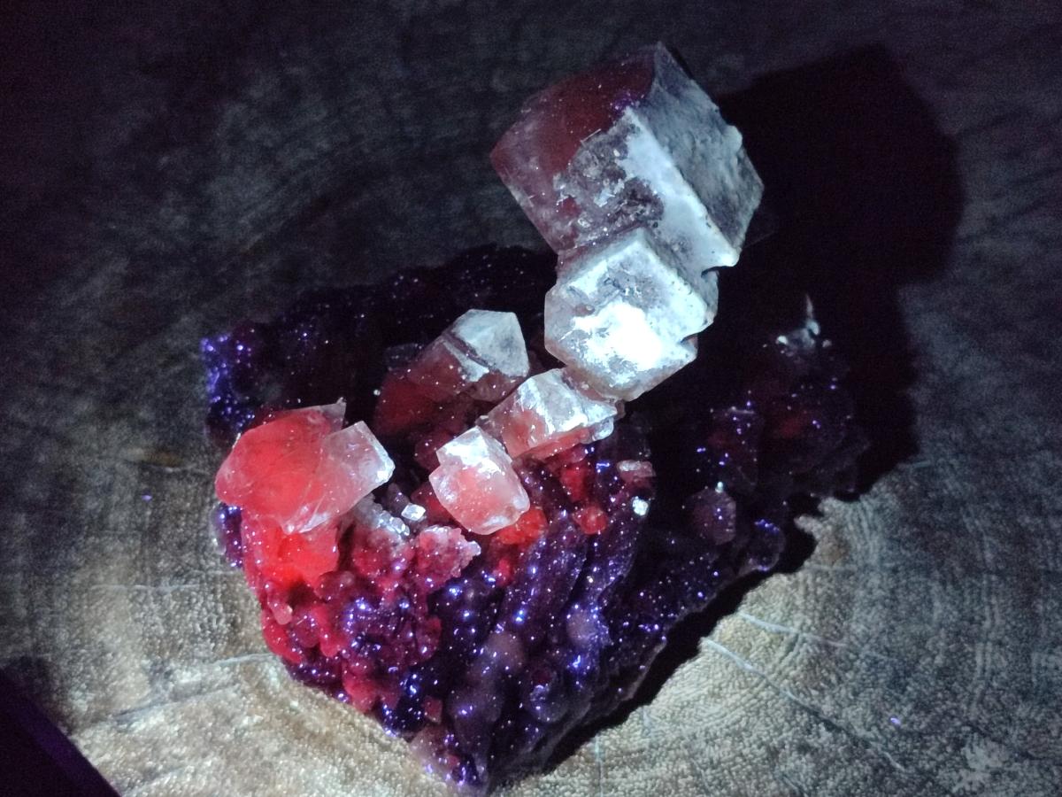 Natural Rhombohedral Calcite Specimens with Aragonite x 3 From Albert's Mountain, Lesotho - Toprock Gemstones and Minerals 
