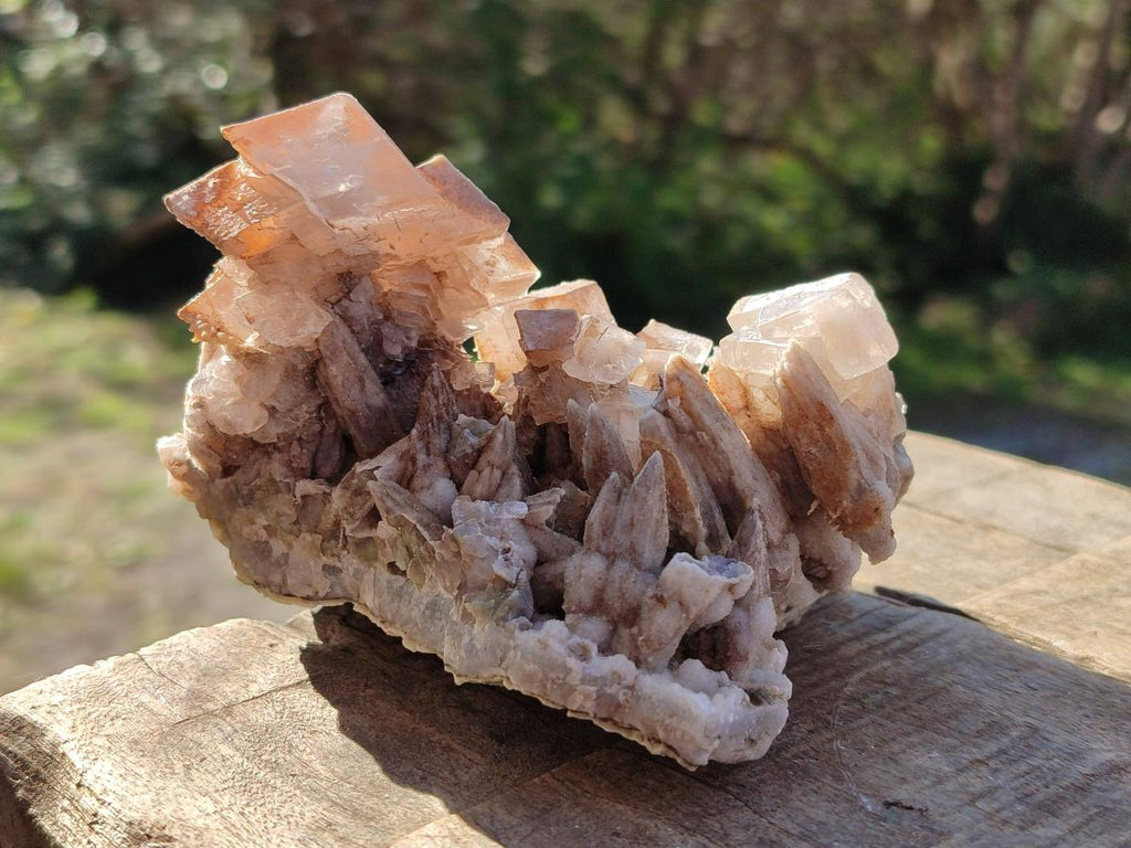 Natural Rhombohedral Calcite Specimens with Aragonite x 3 From Albert's Mountain, Lesotho - Toprock Gemstones and Minerals 