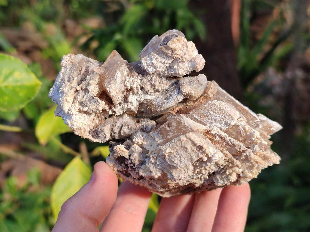 Natural Rhombohedral Calcite Specimens with Aragonite x 3 From Albert's Mountain, Lesotho - Toprock Gemstones and Minerals 