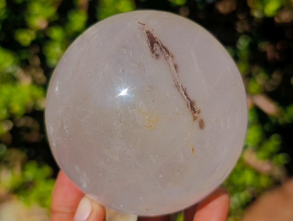 Polished Clear Quartz Crystal Spheres x 2 From Madagascar - Toprock Gemstones and Minerals 