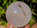 Polished Clear Quartz Crystal Spheres x 2 From Madagascar - Toprock Gemstones and Minerals 