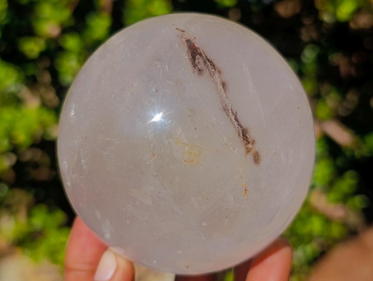 Polished Clear Quartz Crystal Spheres x 2 From Madagascar - Toprock Gemstones and Minerals 
