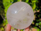 Polished Clear Quartz Crystal Spheres x 2 From Madagascar - Toprock Gemstones and Minerals 