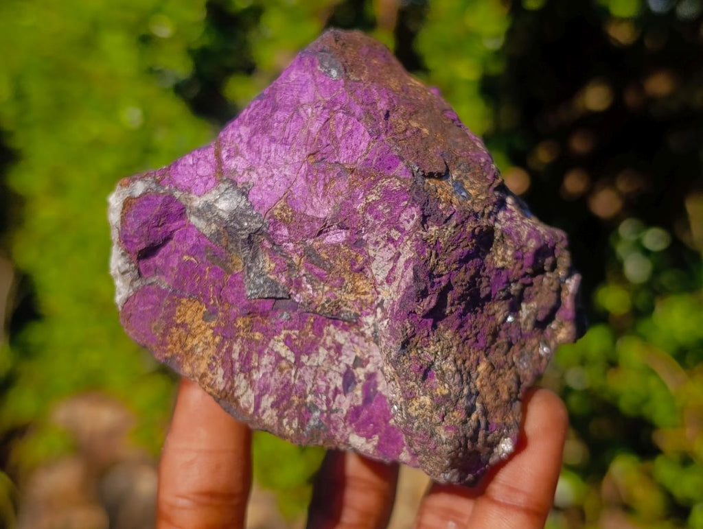 Natural Metallic Cobbed Purpurite Specimens x 6 From Erongo, Namibia - Toprock Gemstones and Minerals 