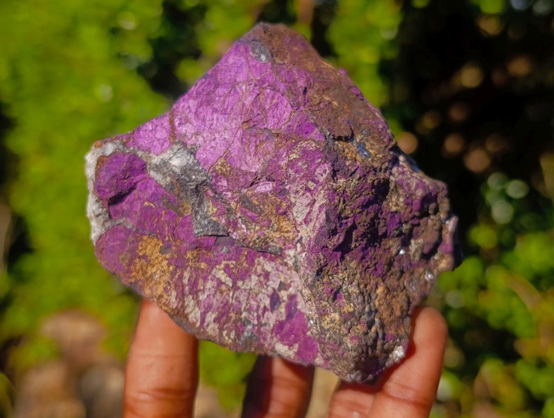Natural Metallic Cobbed Purpurite Specimens x 6 From Erongo, Namibia - Toprock Gemstones and Minerals 