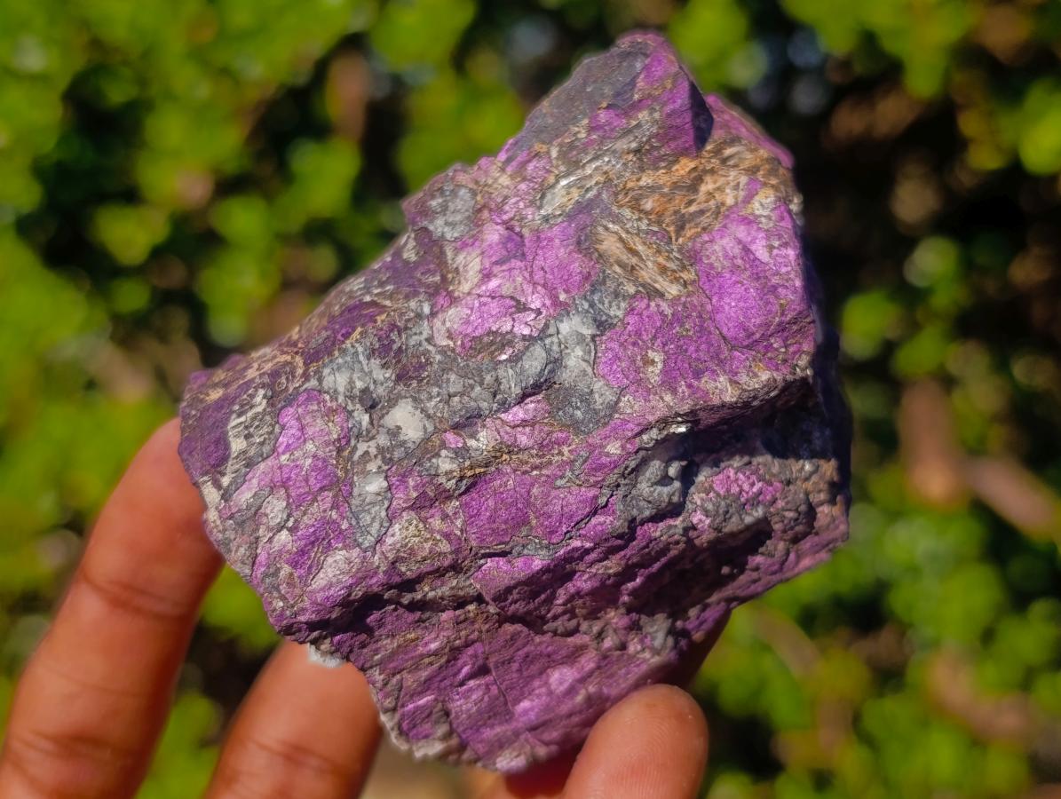 Natural Metallic Cobbed Purpurite Specimens x 6 From Erongo, Namibia - Toprock Gemstones and Minerals 
