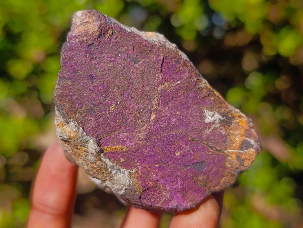 Natural Metallic Cobbed Purpurite Specimens x 6 From Erongo, Namibia - Toprock Gemstones and Minerals 