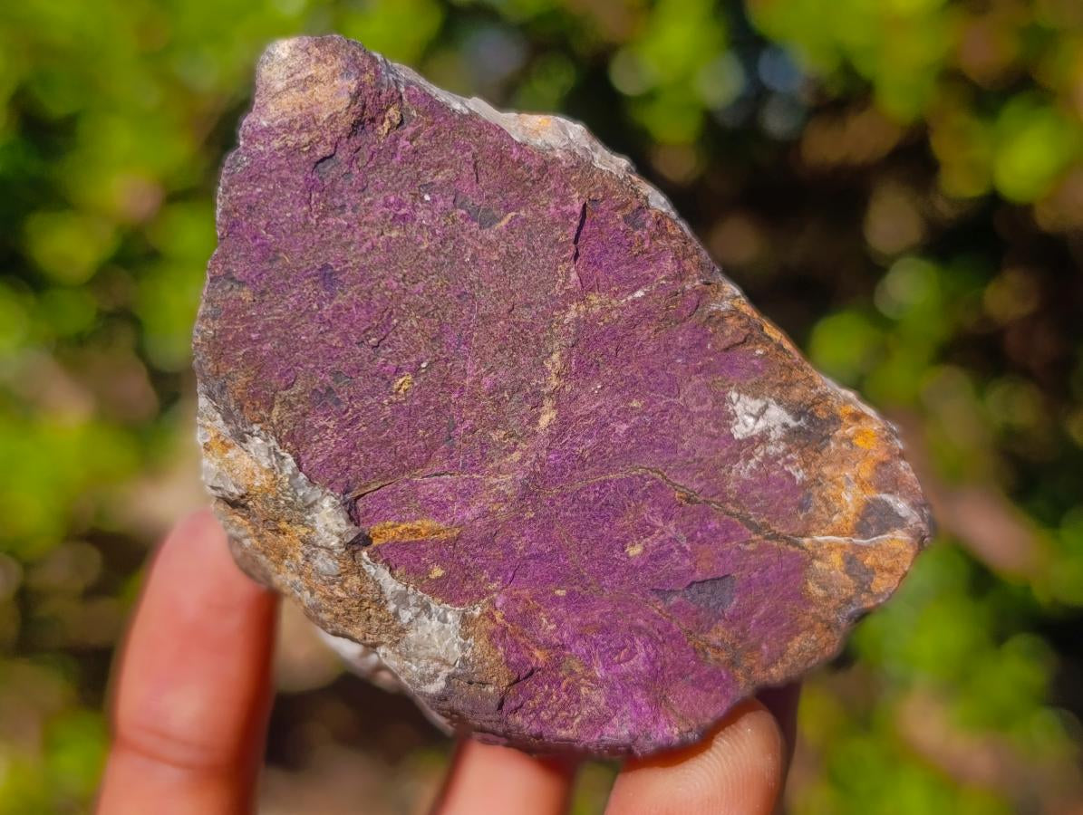 Natural Metallic Cobbed Purpurite Specimens x 6 From Erongo, Namibia - Toprock Gemstones and Minerals 