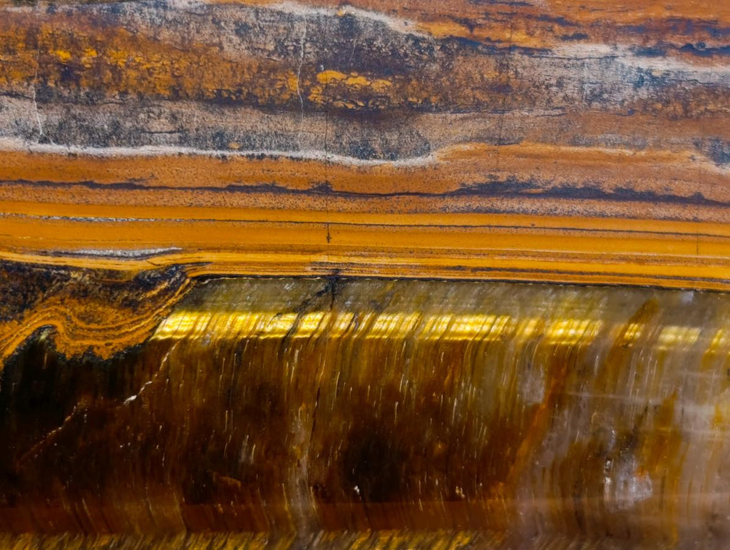 Polished Golden Tigers Eye Display Crystal x 1 From Prieska, South Africa - Toprock Gemstones and Minerals 